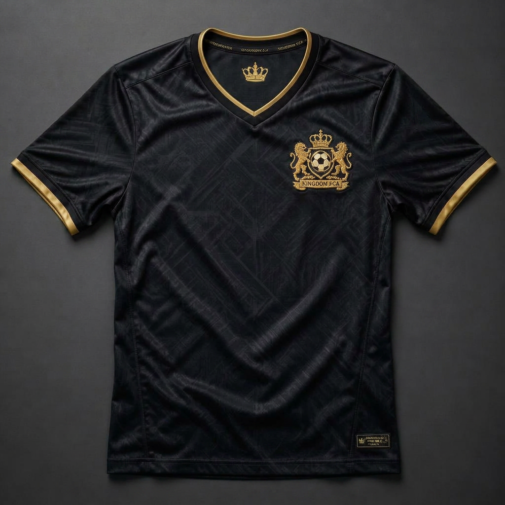 Camisa de Jogo — Black Reign (Preta)