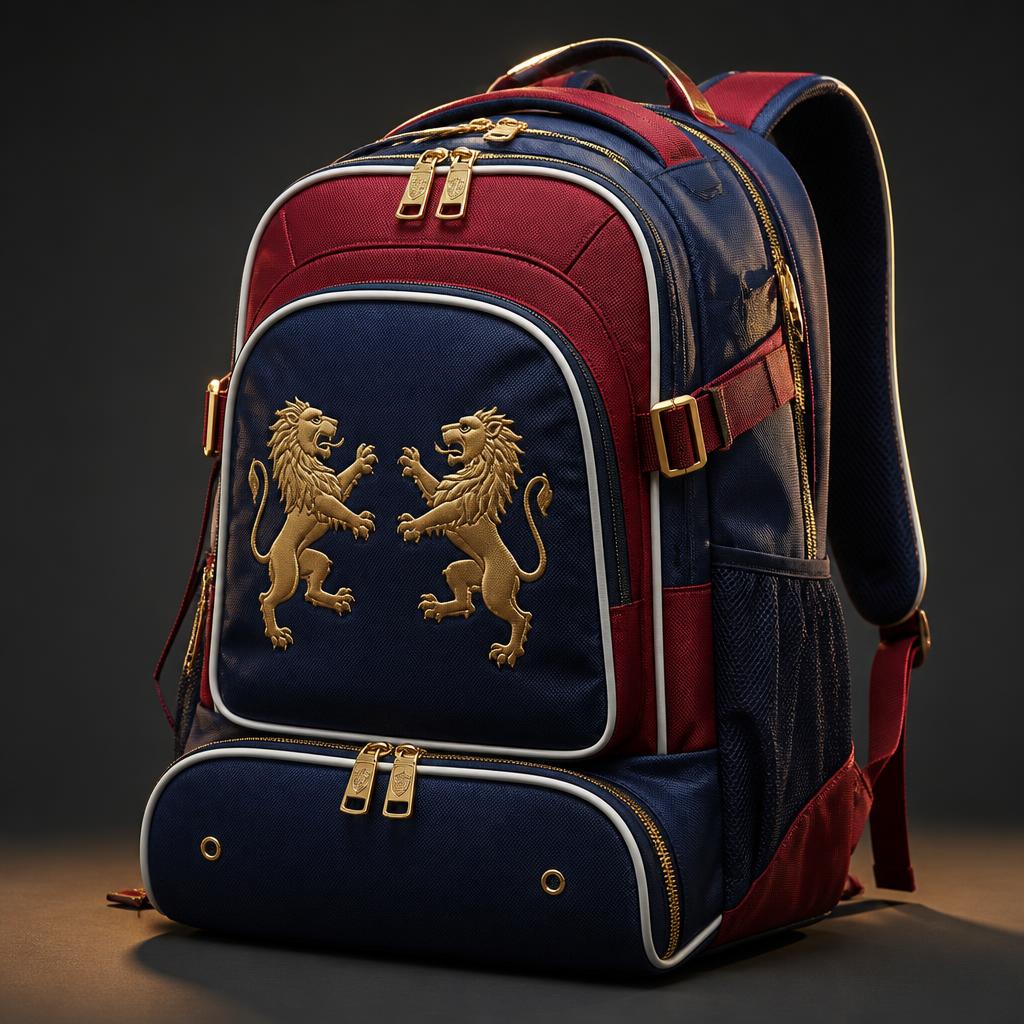 Mochila Royal Lions — Blue & Crimson